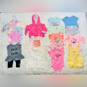 Baby girls assorted clothing lot size 0-3 months
